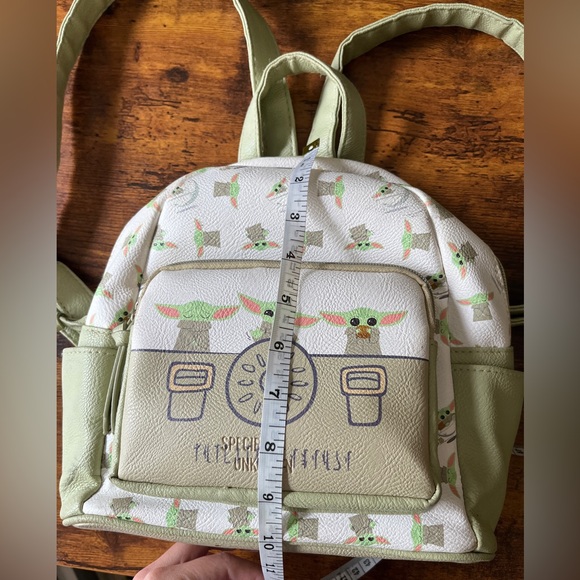 Danielle Nicole Disney Star Wars The Mandalorian Baby Yoda Mini Backpack Bag - Picture 5 of 16